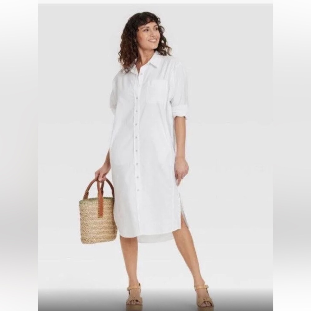 Universal Thread Longsleeve Button-Down Shirtdress - image 2